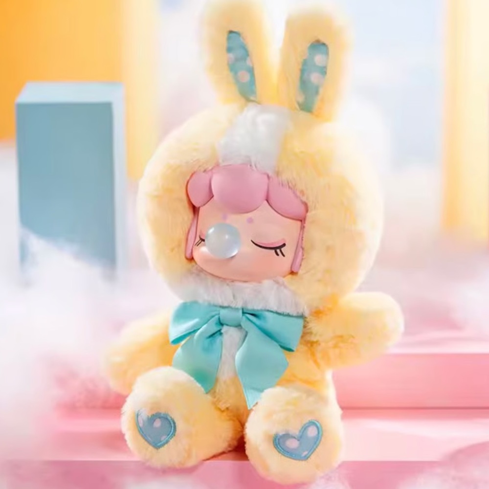 Nanci Shining Bunny Series “Warm Elf” Yellow and Blue Plush Rabbit Doll💛💐🌼